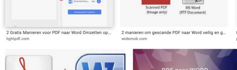 converteer je simpel en snel PDF naar Word